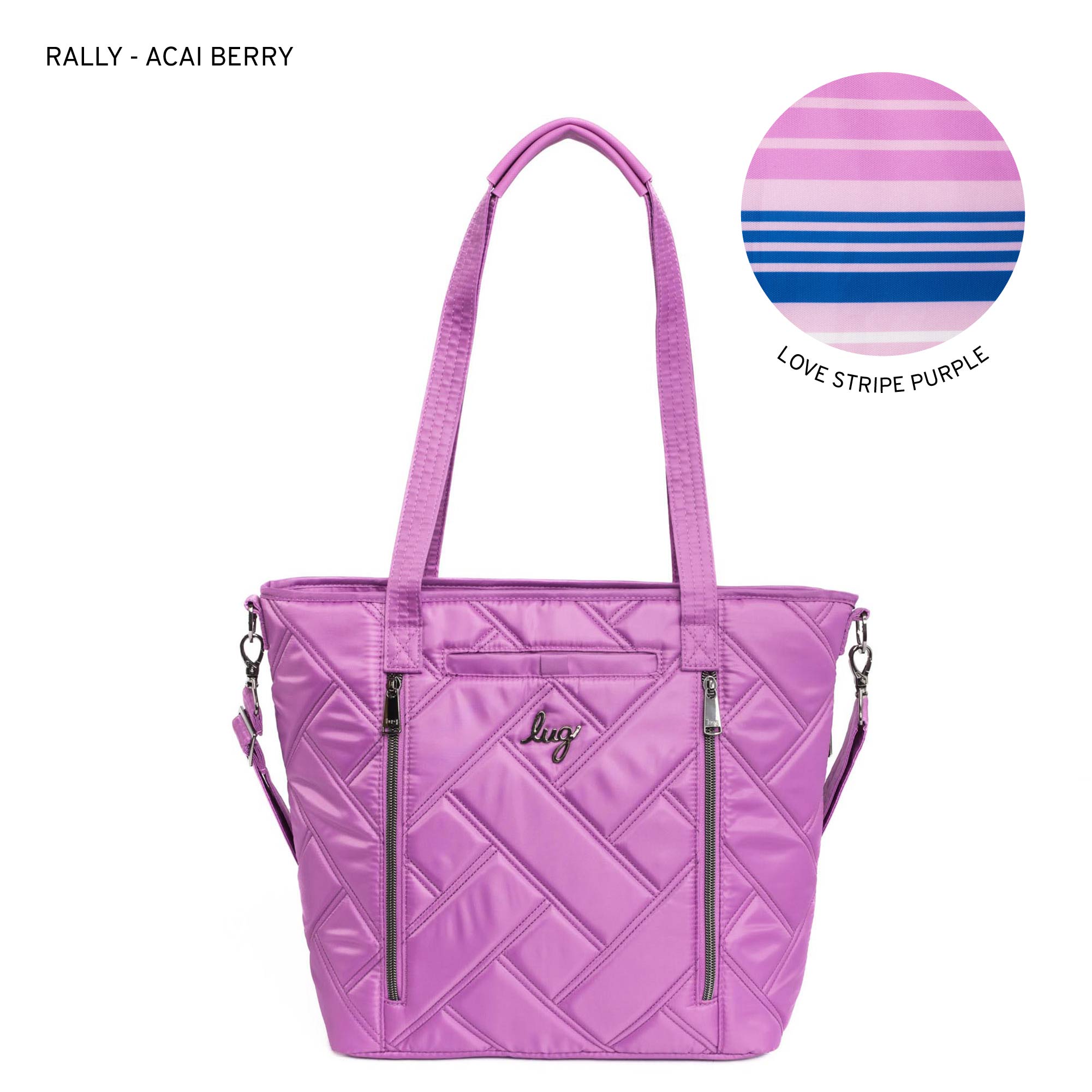 Rally Tote Bag - ACAI BERRY - Rally_AcaiBerry_LL